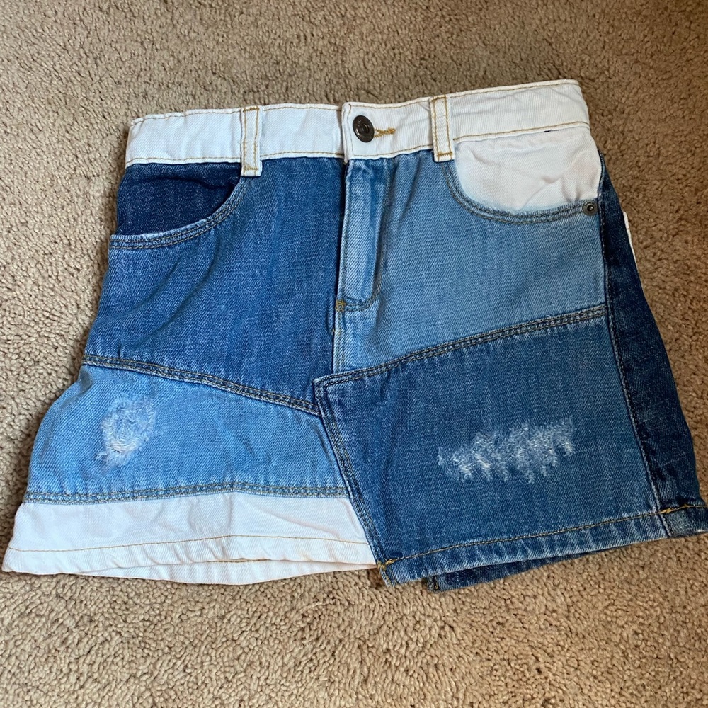 Zara Girls Denim Skirt  Size 6